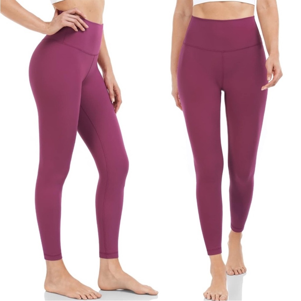 BEYOND YOGA Caught In The Midi High Waisted Legging Dusty Rose Pink Small